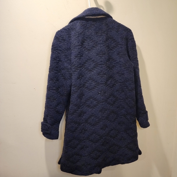 Beatrice .B  made in Italy wool blended Large heavy coat size 2 - Picture 12 of 15